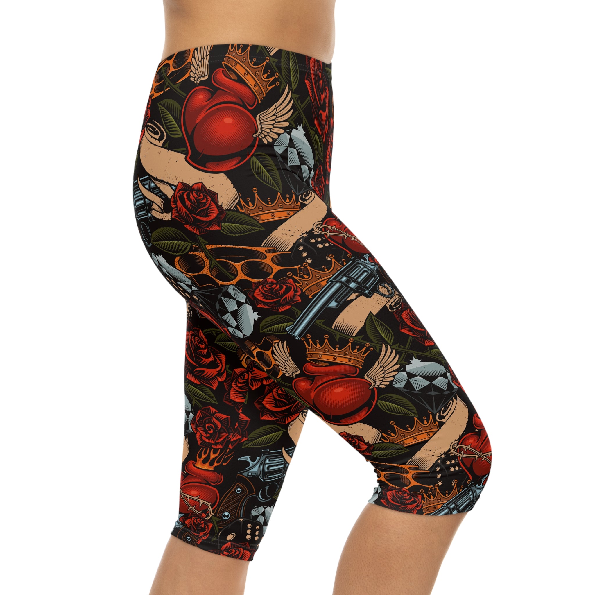 Dressed To Thrill Capri Leggings